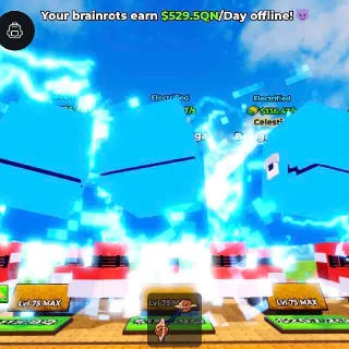 5pcs Electrified Beluga Beluga | Max Brainrot | Kick a Lucky Block | KALB