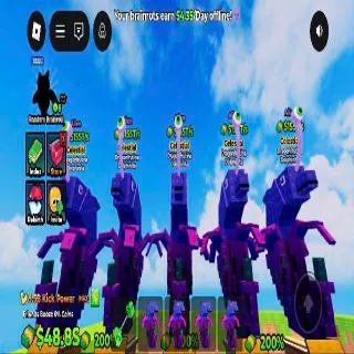 155T/s Alien Dolphinita | Bundle 5pcs | Kick a Lucky Block