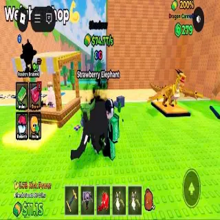 74.7T/S Shadow Elephant | Max Brainrot | Kick a Lucky Block |