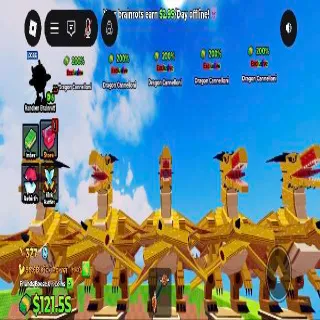 Exclusive Dragon Cannelloni 200% | Bundle 5pcs | Kick a Lucky Block | KALB