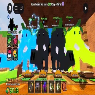 99.7T | 74.7T | 74.7T | 49.8T | Max Elephant | Top Tier Bundle | Max Brainrot | Kick a Lucky Block |