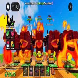 16.9T/S Bundle 5pcs Max OG Brainrot | Kick a Lucky Block |