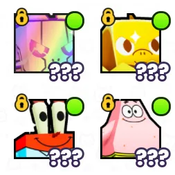 PET BUNDLE X1 HUGE RAINBOW QUANTUM AGONY X1 HUGE EGG DINO X1 HUGE PATRICK STAR X1 HUGE MR KRABS PS99