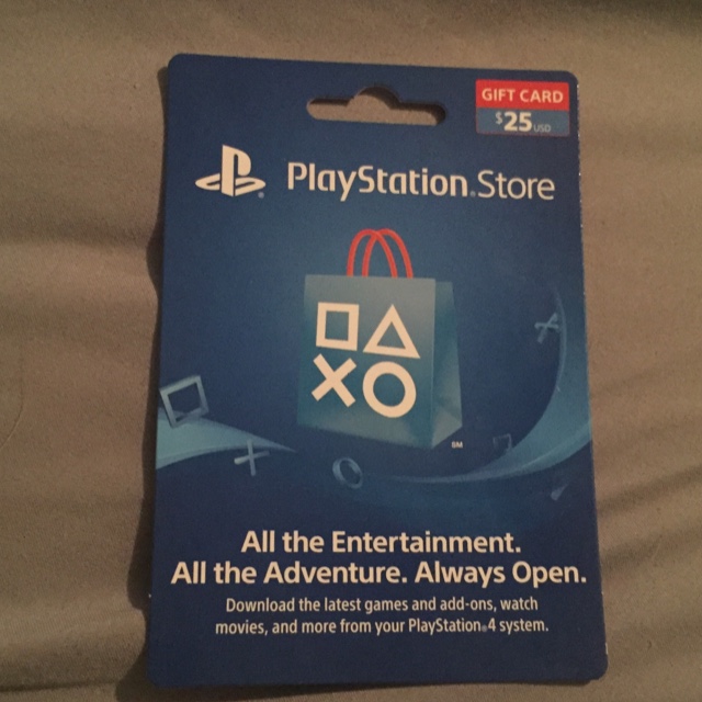 Ps4 $25 hot sale gift card