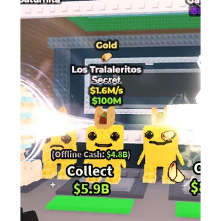⚡⭐⭐Los Tralaleritos Gold 625k/s ⭐⭐⚡