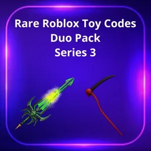 Roblox Series 3 Toy Code Duo Set RARE CODES