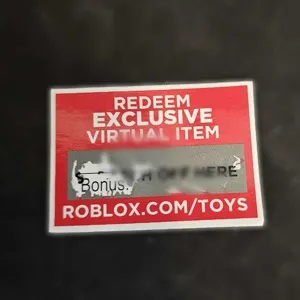 Roblox Action Series 1/2 Bonus Chaser Toy Code Rare