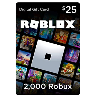 25 Roblox Gift Card 2 000 Robux Online Game Code Other Gift Cards Gameflip - how to get 25 000 robux for free