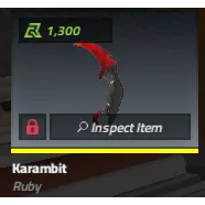 Ruby Karambit