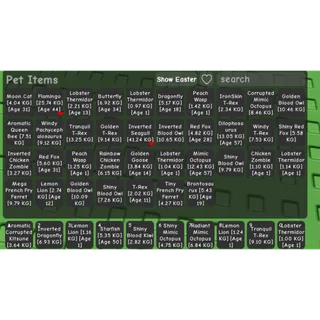 Mass pets(Message for price)