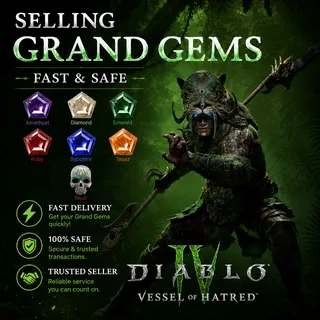 Diablo IV S13 - 10x Grand Gems of your Choice