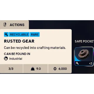 Rusted Gear 3x - Arc Raiders