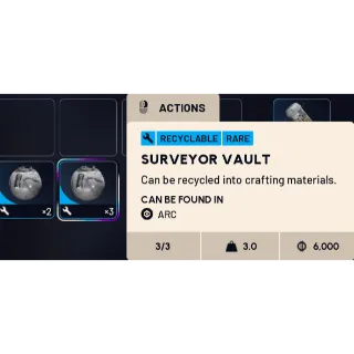 Surveyor Vault 5x - Arc Raiders