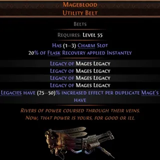 Mageblood - Utility Belt PoE 2