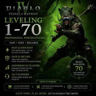 S13 Diablo 4 Diablo IV Levels 1-70 