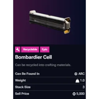 Bombardier Cell 6x - ARC Raiders