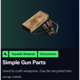 Simple Gun Parts 100x - Arc Raiders