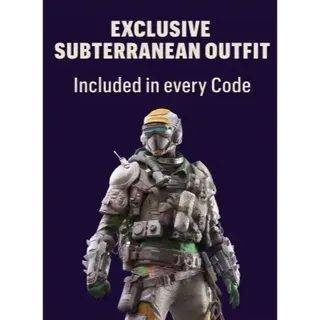 ARC Raiders x Subway Exclusive Subterranean Outfit