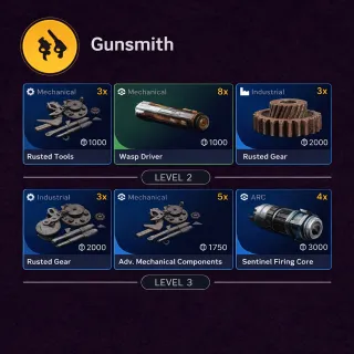 Gunsmith Upgrade (1-3) - Arc Raiders