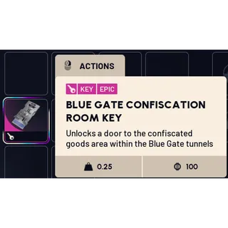 Blue Gate Confiscation Room Key - Arc Raiders