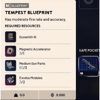 Tempest Blueprint - Arc Raiders