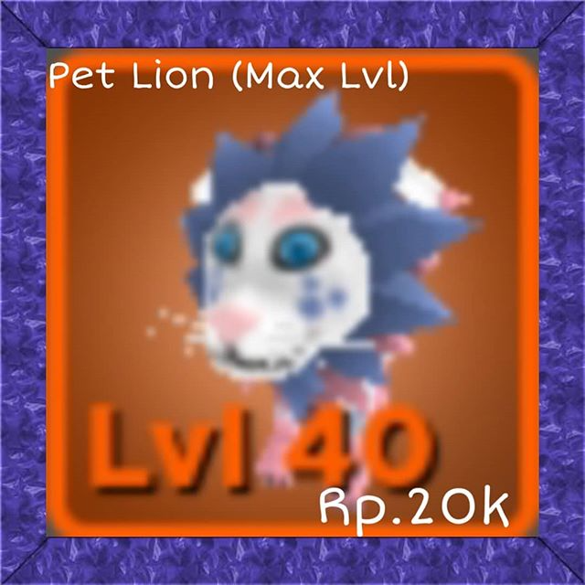Pet Lvl 40 Lion World Zero In Game Items Gameflip - world zero roblox png