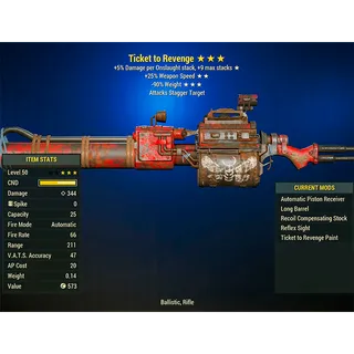 Ticket to Revenge Furious Railway Rifle