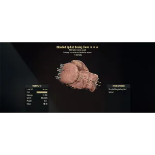 Bloodied Boxing Glove Speed/Strength