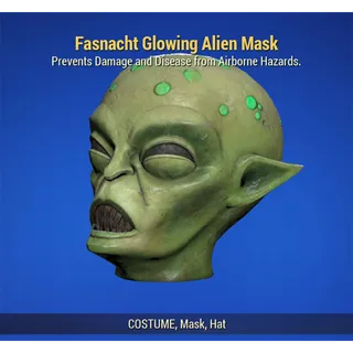 Fasnacht Glowing Alien Mask