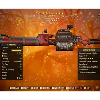Ticket to Revenge Furious Railway Rifle
