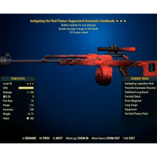 Instigating Explosive Handmade Hot Rod Flamer IE15r