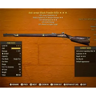 Anti-armor Explosive Black Powder Rifle AAE15r