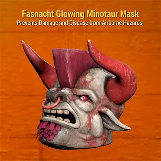 Fasnacht Glowing Minotaur Mask