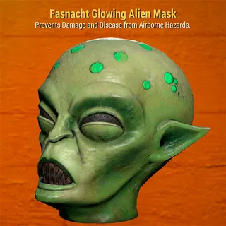 Fasnacht Glowing Alien Mask