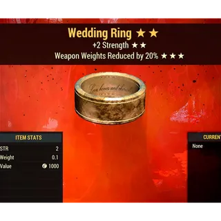 Wedding Ring WWR/+2 Strenght