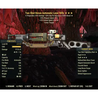 Two Shot Laser Rifle TS2515r