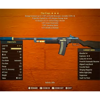 Bloodied Explosive The Fixer BE15c