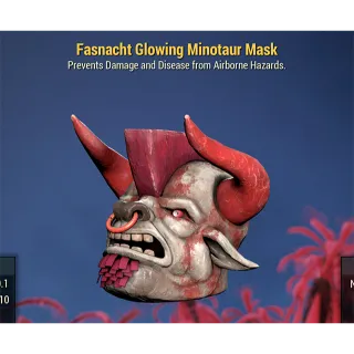 Fasnacht Glowing Minotaur Mask