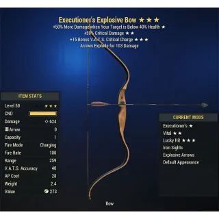 Executioner's Critical Bow