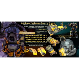 Uny/AP/Sent Jet Pack Excavator PA Set