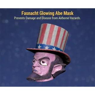 Fasnacht Glowing Abe Mask