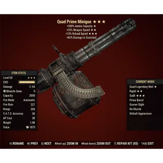 Quad Minigun Q2515r