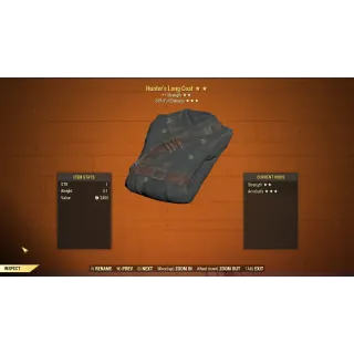 Hunters Long Coat (Acrobat/+1 Str)