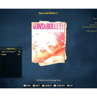 Guns and Bullets 3 x100 pcs.