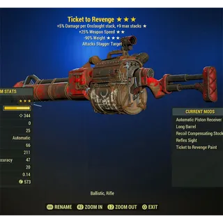 Ticket to Revenge Railway Rifle