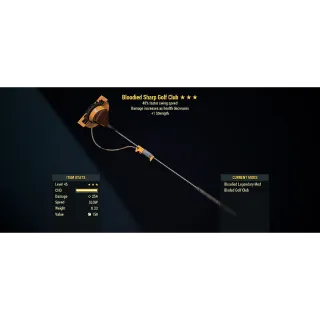 Bloodied Golf Club +40%Speed/+1 Str
