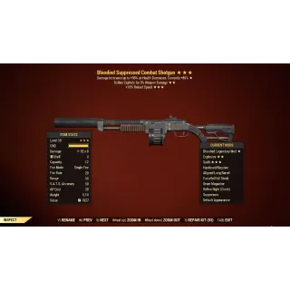 Bloodied Explosive Combat Shotgun 15