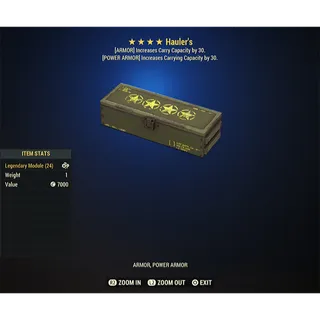 Hauler's Legendary Mod