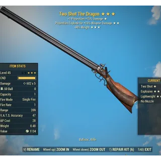 Two Shot Explosive The Dragon TSE90