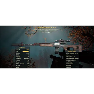 Shattered Grounds Handmade Rifle